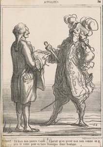 Turgot -- Eh bien mon pauvre condé ... de Honoré Daumier