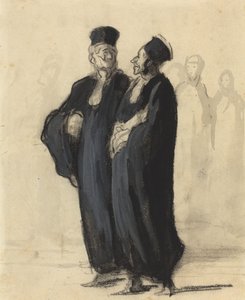 Dos Abogados de Honoré Daumier