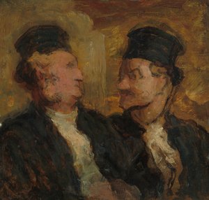 Dos abogados de Honoré Daumier
