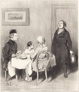 Un Amigo es un Cocodrilo... de Honoré Daumier