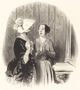 Un Sombrero Pamela de Honoré Daumier