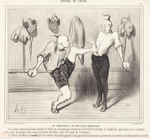 Un complemento de brillante educación de Honoré Daumier