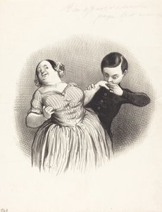 Un Comienzo Galante de Honoré Daumier