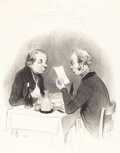 Una cena magra