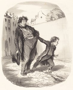 Un hijo modelo de Honoré Daumier