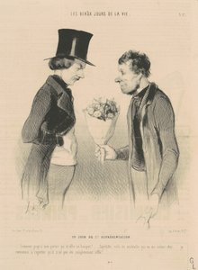 Un día de primera representación de Honoré Daumier