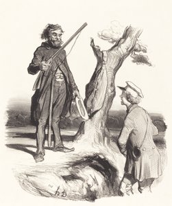 Un Pobre padre de familia que... de Honoré Daumier
