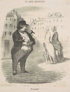 Un aficionado de Honoré Daumier