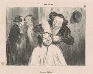 ¡Un disparo! de Honoré Daumier
