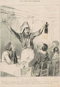Un último brindis de Honoré Daumier