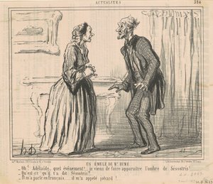 Un émulo de Mr Hume de Honoré Daumier
