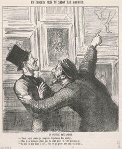 Un pintor fantasioso de Honoré Daumier