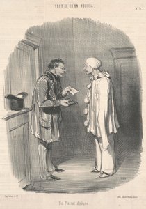 Un Pierrot Desplumado de Honoré Daumier