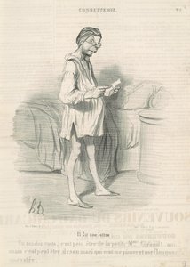 Una cita, es quizás de la... de Honoré Daumier