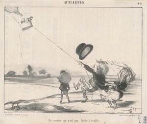 Un servicio... no fácil de prestar de Honoré Daumier