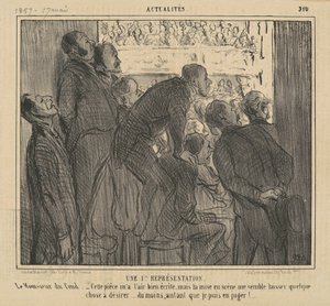 Una 1ª representación de la bolsa de Honoré Daumier
