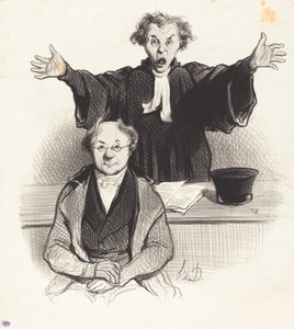 Una solicitud de separación de Honoré Daumier