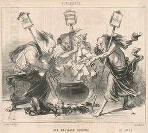 Una mala cocina de Honoré Daumier
