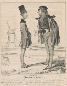 Una mina de oro que duerme de Honoré Daumier