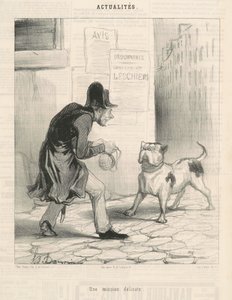 Una misión delicada de Honoré Daumier