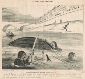 Una nueva manera de descender el río de la vida de Honoré Daumier