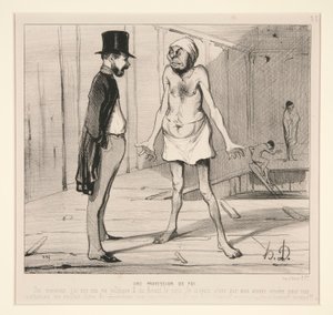 Una profesión de fe de Honoré Daumier