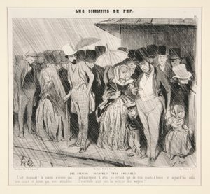 Una estación infinitamente demasiado larga :C de Honoré Daumier
