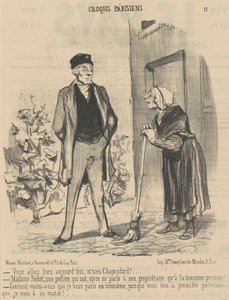¿Cómo está hoy, señor Chapoulard? ... de Honoré Daumier