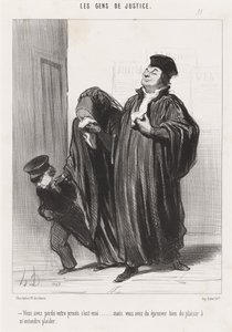 Has perdido tu juicio, es verdad... de Honoré Daumier