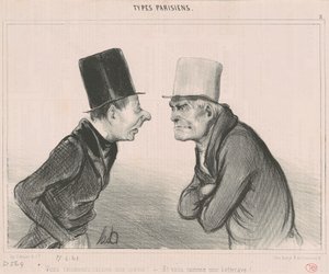 ¡Usted razona como un pato! de Honoré Daumier