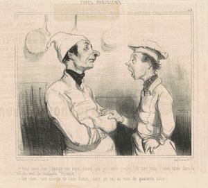 Ya sabes bien la esponja que decías... de Honoré Daumier