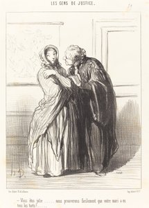 Vous êtes jolie... de Honoré Daumier