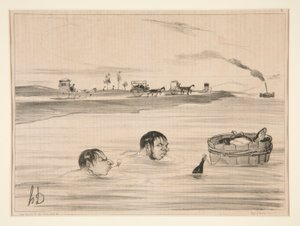 Viaje a St. Cloud de Honoré Daumier