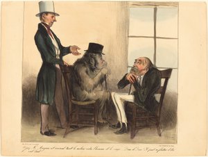 Voyez, Mr. Mayeux, cet animal... de Honoré Daumier