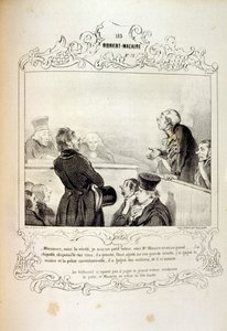 Ilustraciones sobre ideas y leyendas Philipon bajo el título Les Cent y Robert Macaire de Honoré Daumier