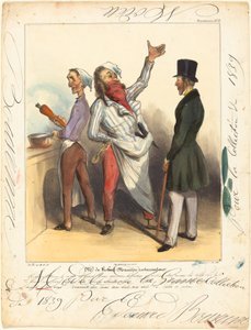 Sr. de Robert Macaire Restaurador de Honoré Daumier and Edouard Bouvenne