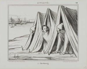 En Cherburgo, placa 546 de Actualités de Honoré Victorin Daumier