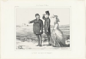En Varenne, Saint-Maur. "¡Allí! Mi casa de campo", lámina 418 de Souvenirs d