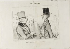Great Times for Small Fry..., plato 7 de Types Parisiens de Honoré Victorin Daumier