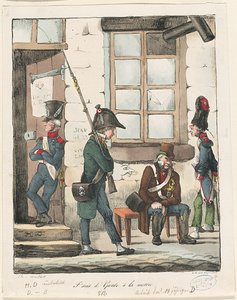 "Estoy vigilando el ayuntamiento" de Honoré Victorin Daumier