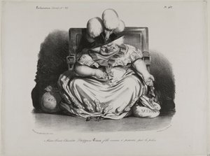 Marie Louise Charlotte Philippine Pairie, prostituta, autorizada por la policía de Honoré Victorin Daumier