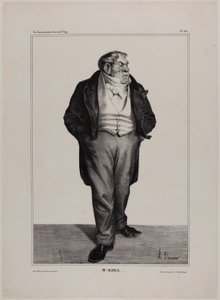 Mr. Baill.., placa 312 de Cartooning Celebrities de Honoré Victorin Daumier
