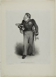 Sr. Choiseul, (llamado le Duc), lámina 502 de Honoré Victorin Daumier