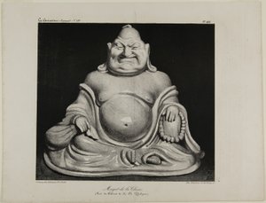 Figura de porcelana china (de la colección privada del Sr. Charles Philipon), plato 416 de Honoré Victorin Daumier