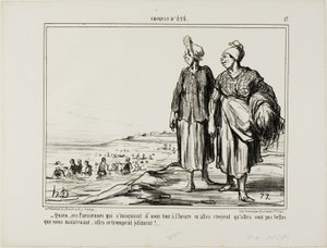 Quien...esas mujeres parisinas que se burlan de nosotros de Honoré Victorin Daumier