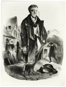 El borracho de Honoré Victorin Daumier