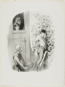 El vendimiador, de Les Bons Bourgeois de Honoré Victorin Daumier