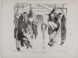Los honores del Panteón, lámina 433 de Honoré Victorin Daumier
