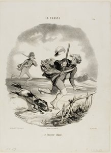 El cazador cazado, plato 4 de La Chasse