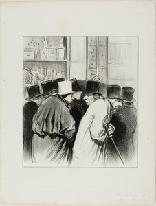 "El termómetro del ingeniero Chevalier tenía razón... a 10 grados los grandes ríos así como las narices se han resfriado... ¡imagínese que mi nariz tardaría tres semanas en descongelarse!...," plato 5 de Paris L